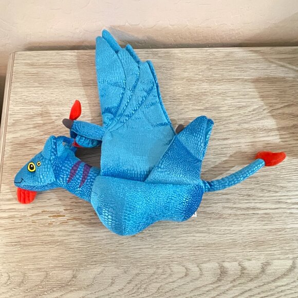 Disney Parks Stuffed Banshee Pandora Plush Stuffed Ikra Dragon Blue - Picture 7 of 8